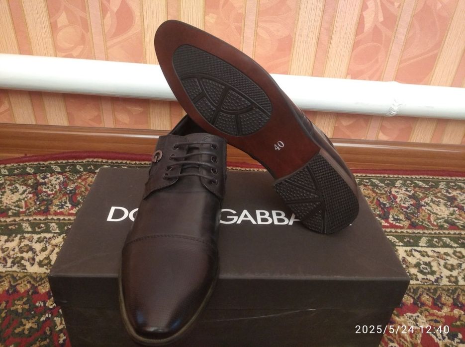 Туфли кожаные новый размер 40