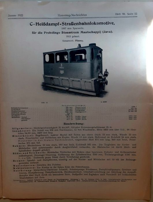 Reviste Hanomag Nachrichten 1922 - 1926