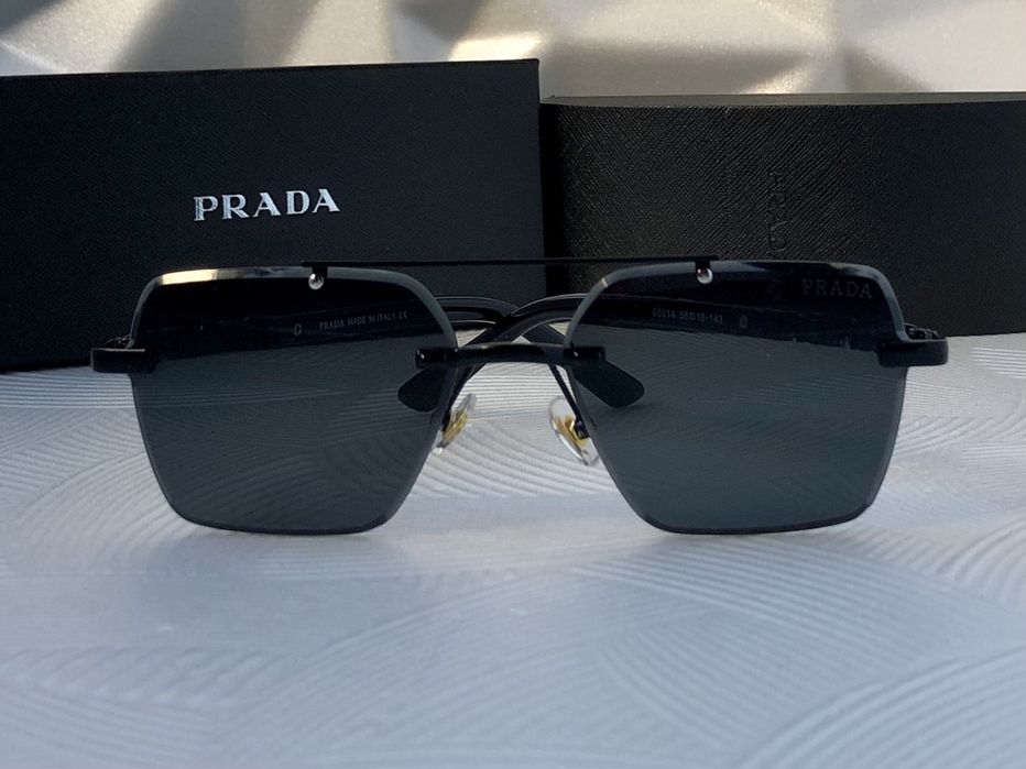 Дамски  Мъжки слънчеви очила с правоъгълни 2 цвята черни