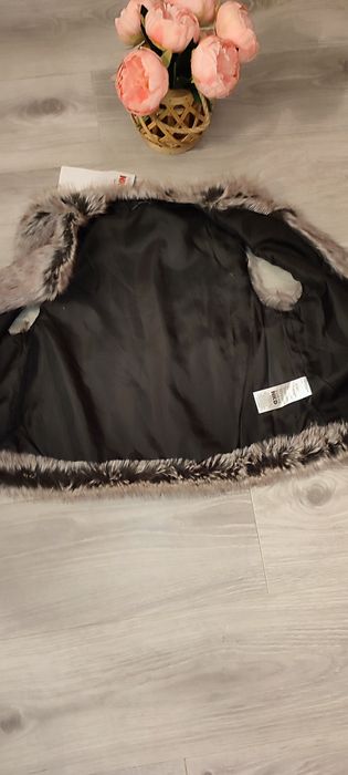 Vestuta/ bolero blană imitație iepure, extrafină la atingere, S- M,