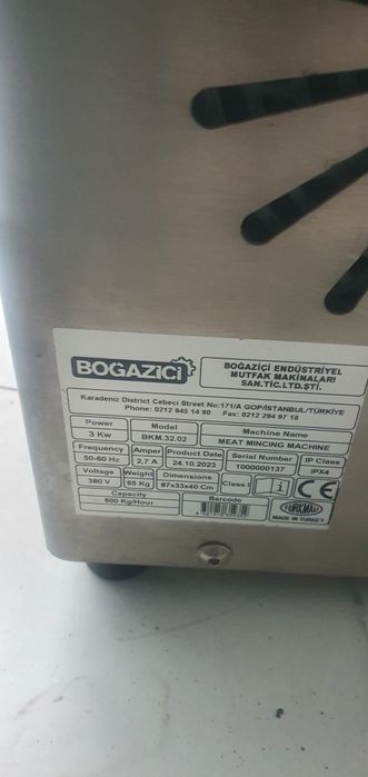 Мясорубка 32тали Туретский сотилади