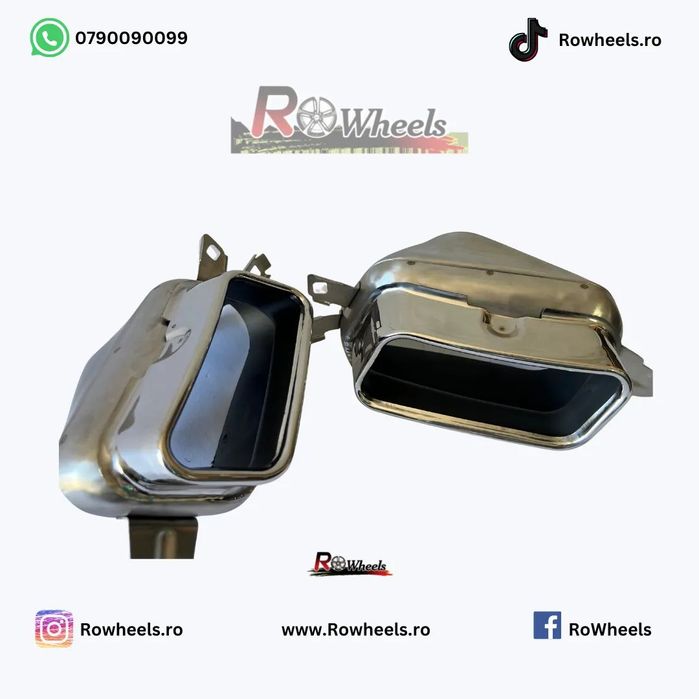 Ornamente tobe Tips evacuare sport BMW 740i seria 7 F01 F02 rnament toba bmw seria7 comanda se plaseaza pe whatsapp