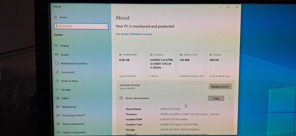 Mini PC Acer cu i3 gen6, 8GB DDR4 SSD WiFi Bluetooth HDMI, Windows 10
