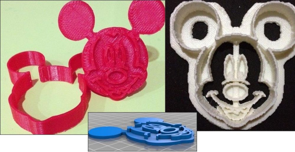 Mickey si Minnie - forme decupatoare aluat/ taietoare sandvisuri