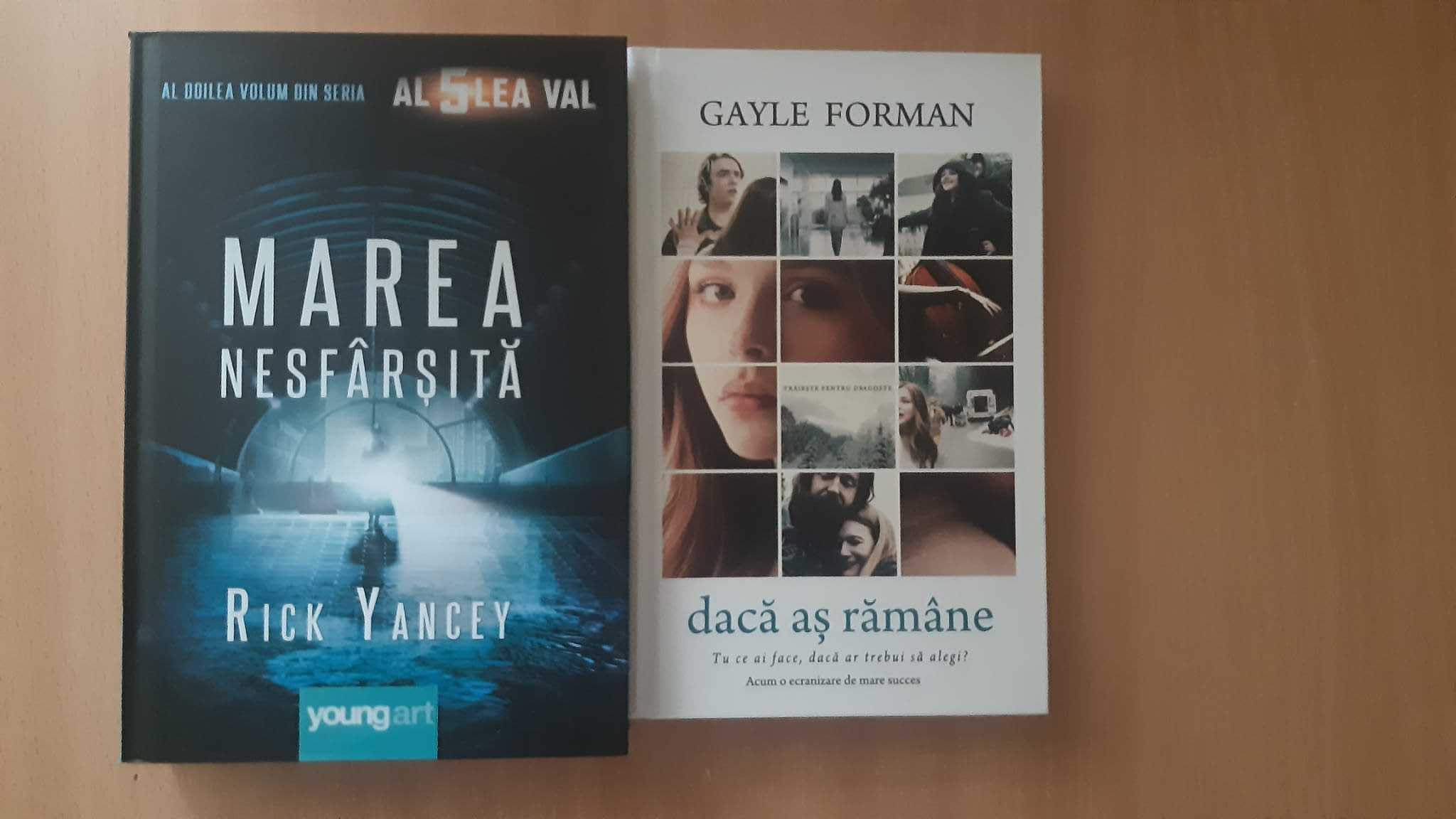 Dacă aș rămâne de Gayle Forman și Marea nesfârșită de Rick Yancey