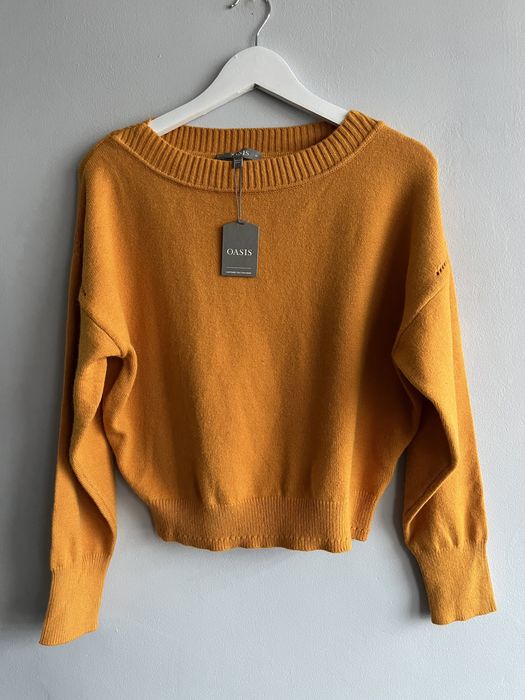OASIS жълто оранжев пуловер M RRP €47