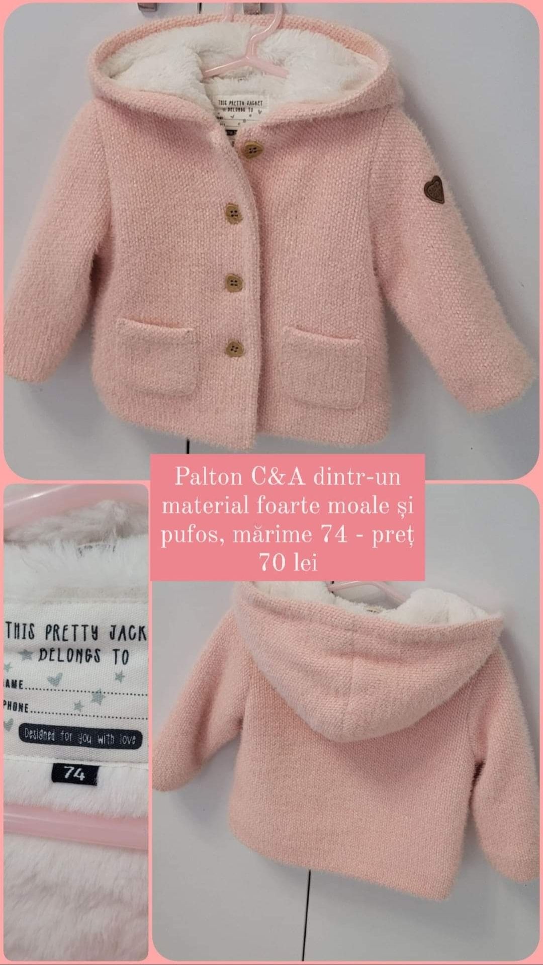 Palton C&A pufos 74