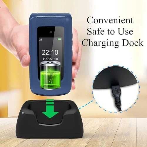 Нов Лесен за употреба мобилен телефон 4G  зарядна станция за възрастни