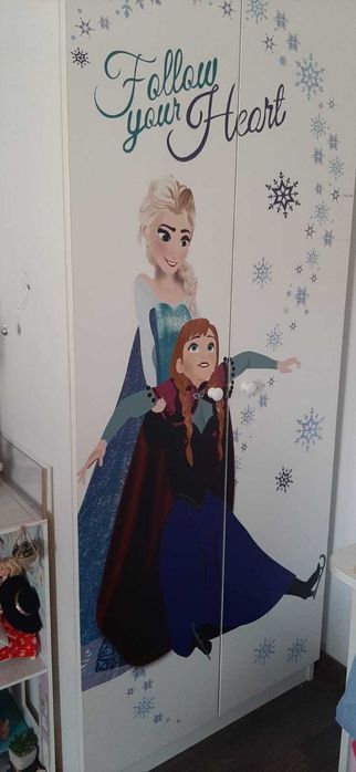 Dormitor fetite complet, Elsa si Ana (foarte bine intretinut)