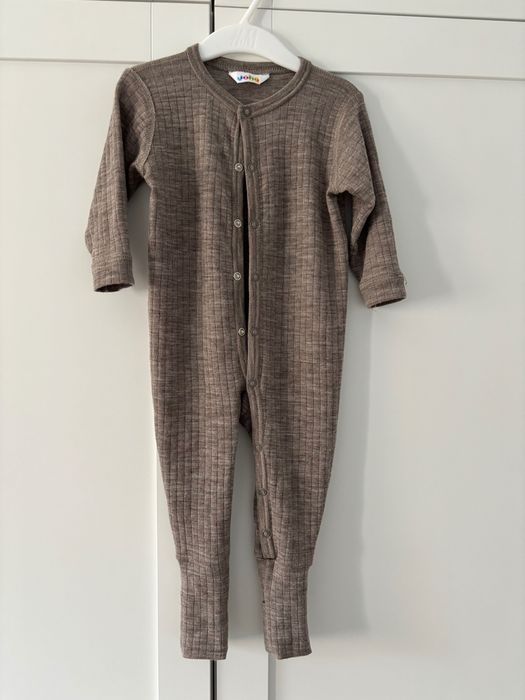 Salopeta de corp lana merino 4-9 luni