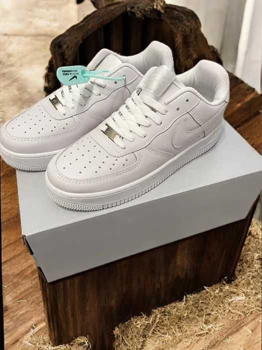Adidasi Nike AIR Force 1 Alb - Adidasi Baieti Fete