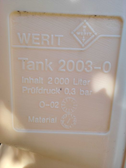 Rezervor din polietilena de 2000 litri