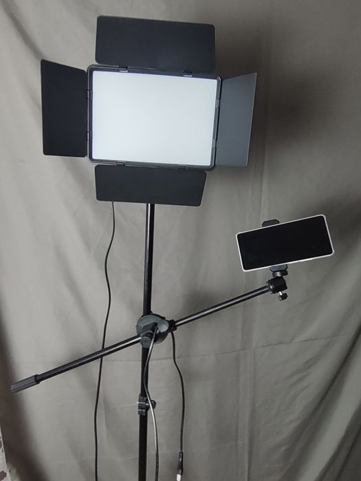 Световой комплект для стримов, YouTube. 400Вт LED + пульт.