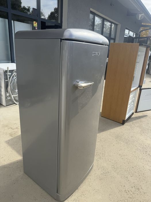 Сив ретро хладилник Gorenje