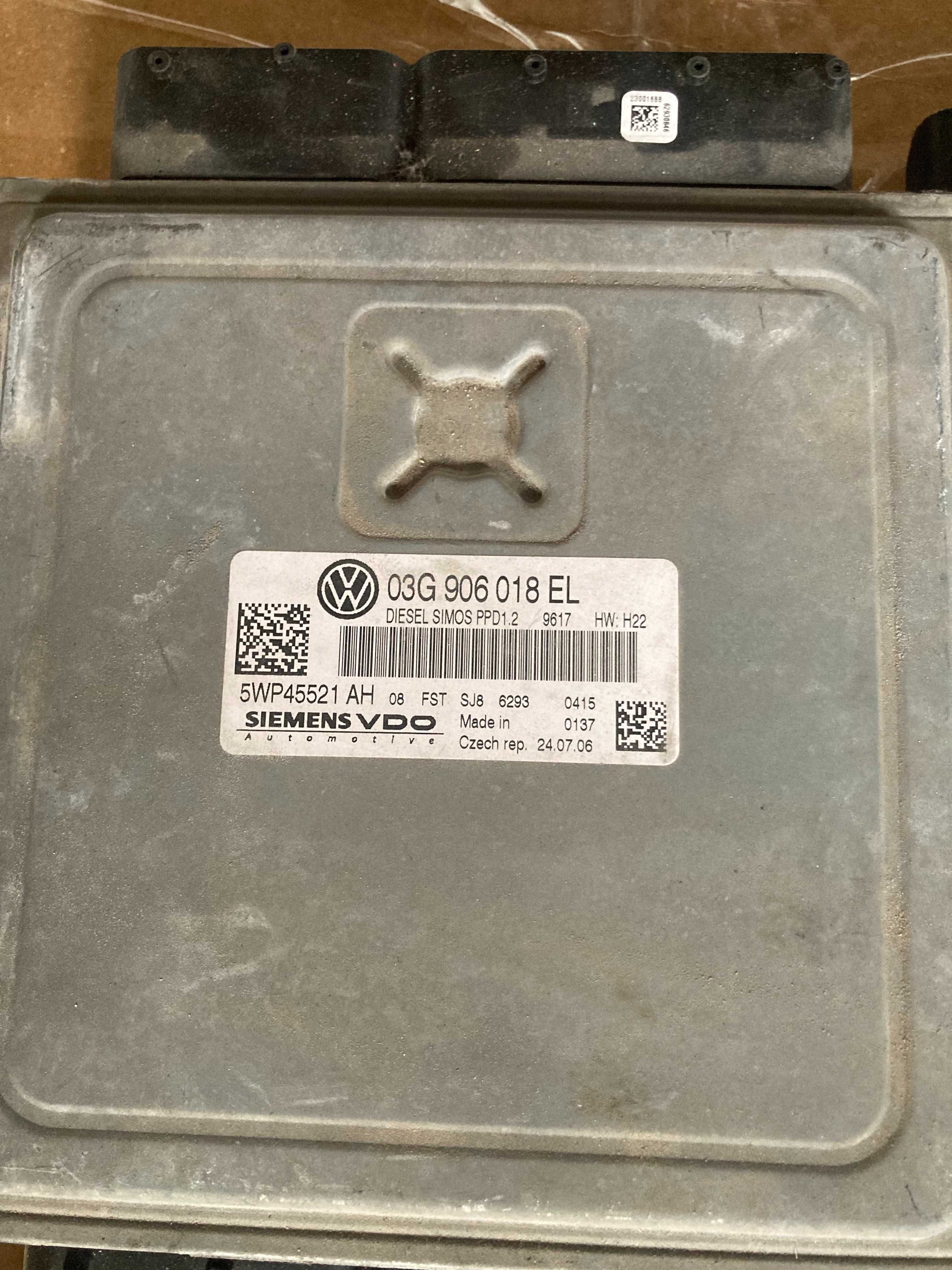 Компютър еку ecu електронен блок двигател Skoda Octavia 2.0 170кс BMN