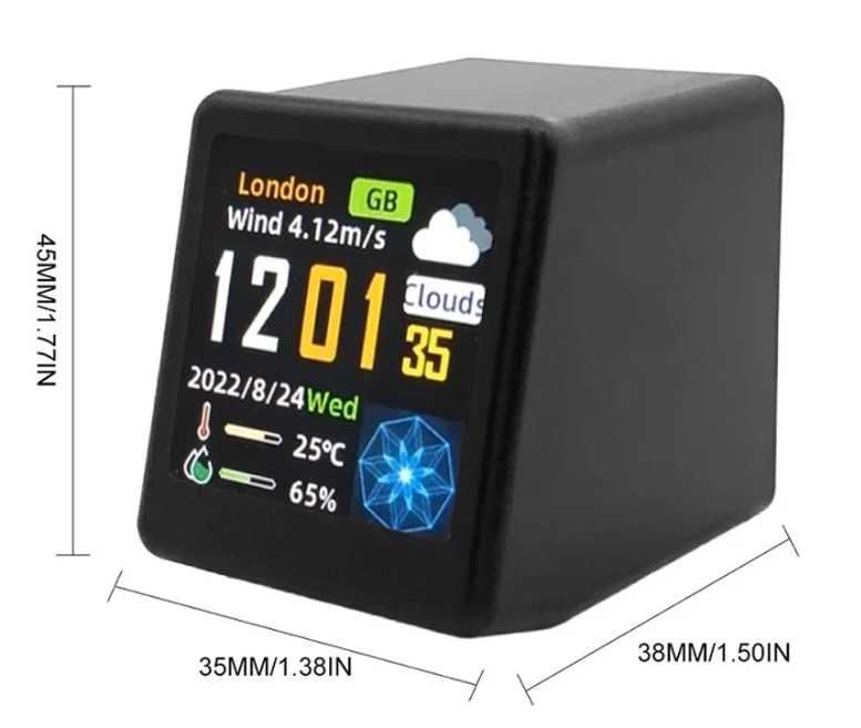 Statie Meteo Inteligenta , Wifi, Afisaj Digital, Galben sau alb