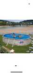 Vand piscina supraterana 6.1x3,75x1.2m gre completa