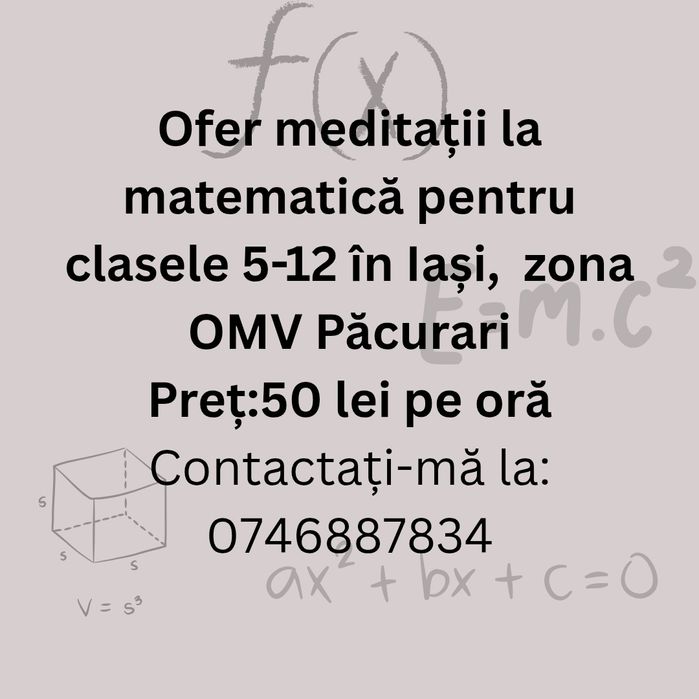 Meditați matematică