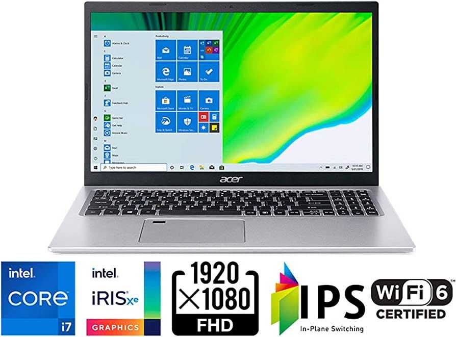 НОВ! Acer Aspire 5 15.6" Full HD i7-1165G7 16RAM 512SSD Гаранция!