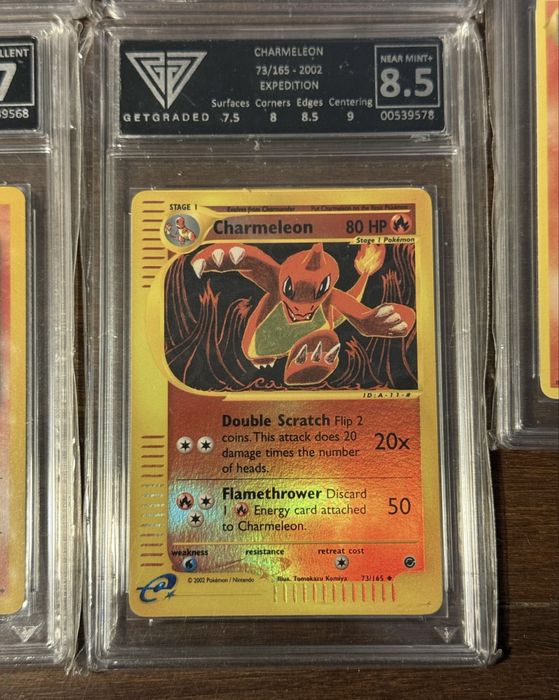 колекция Charmeleon GetGraded pokemon graded cards