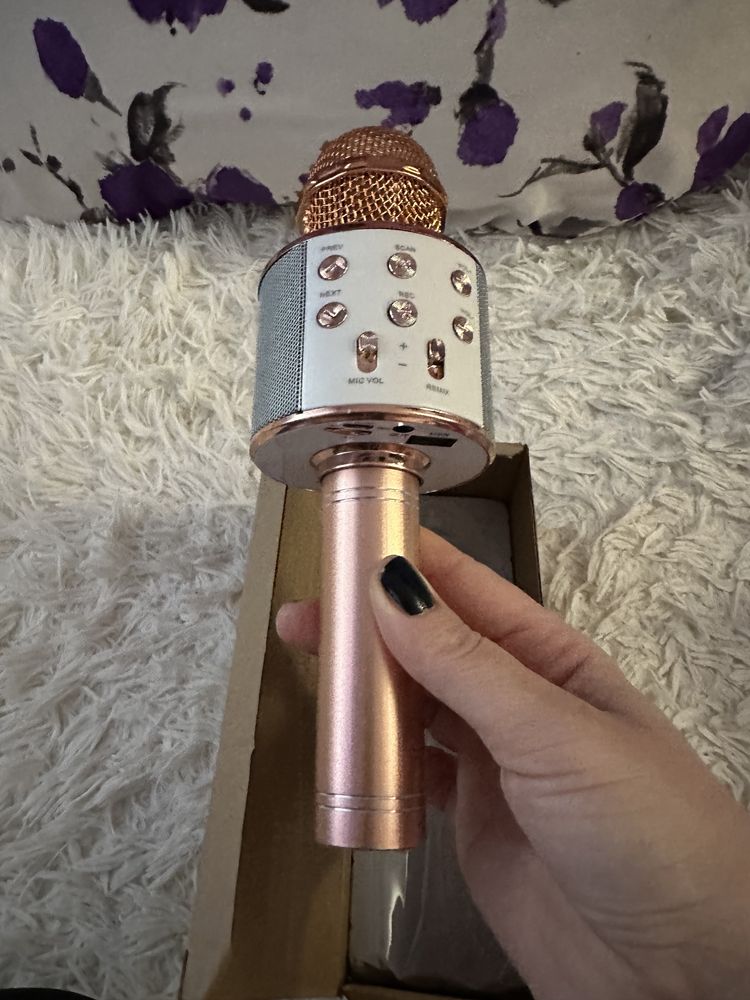 Microfon roz-gold