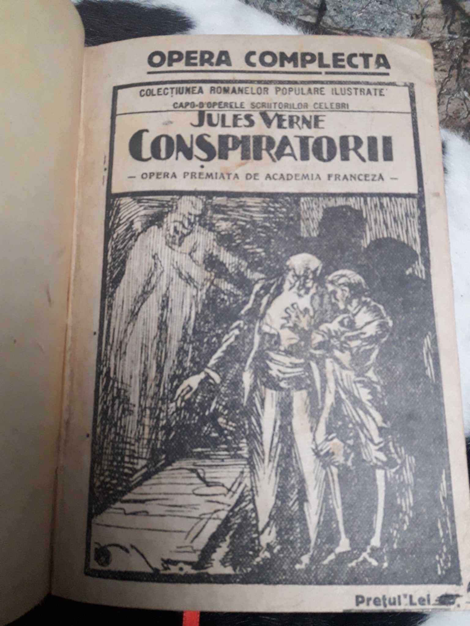 Conspiratorii-Jules Verne-1930 in fascicole,LEGATURA LUX