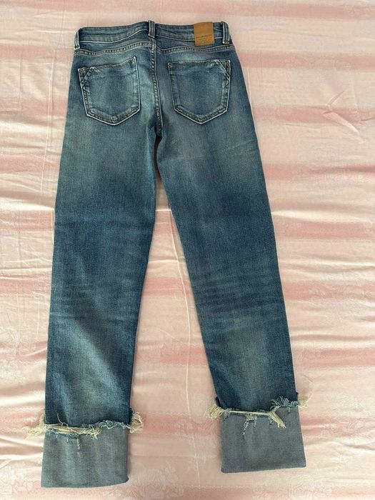 Blugi Dama Zara Basic cu perle