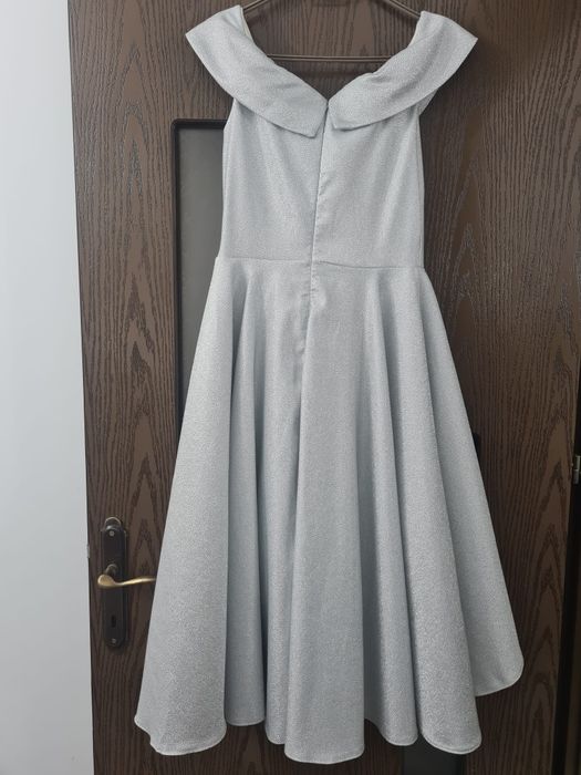 Rochie ocazie argintie