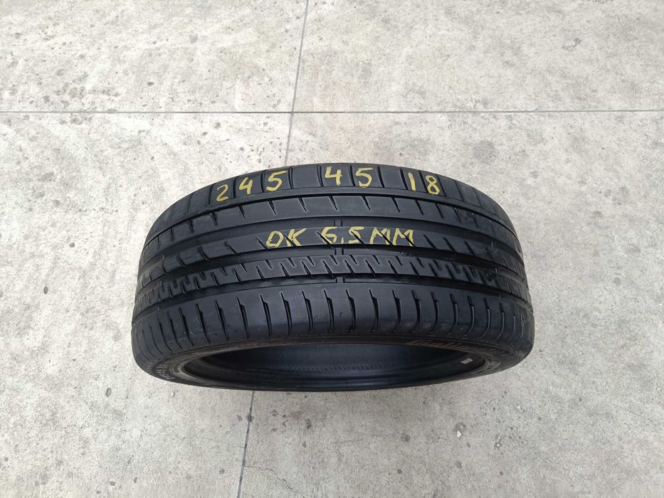 O anvelopa vara 245 45 18 continental sportcontact 3 profil de 6,5 mm