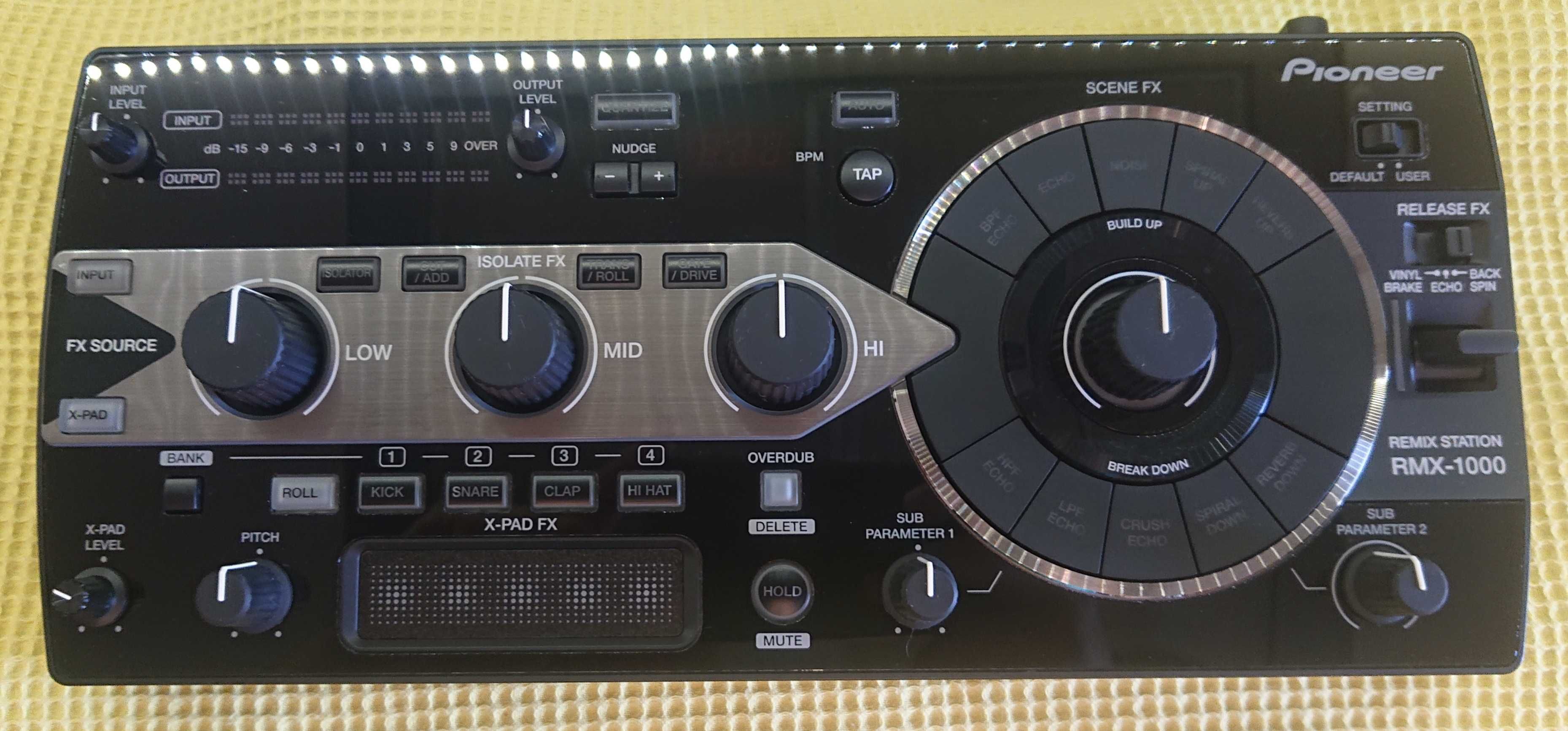 Pioneer RMX 1000 statie remixuri efector sampler