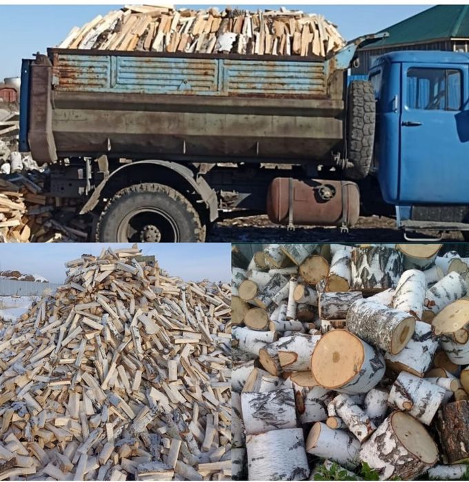 Дрова колотые швырок горбыль