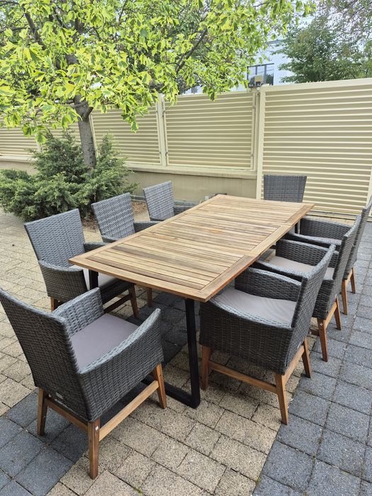 Masa + 8 scaune terasa
