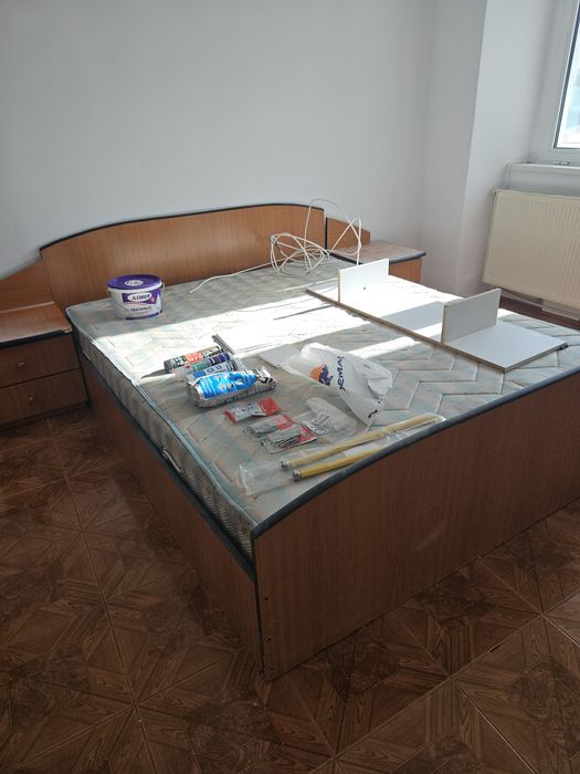 Donez pat, saltea si noptiere cu ridicare din Bdul Brailei