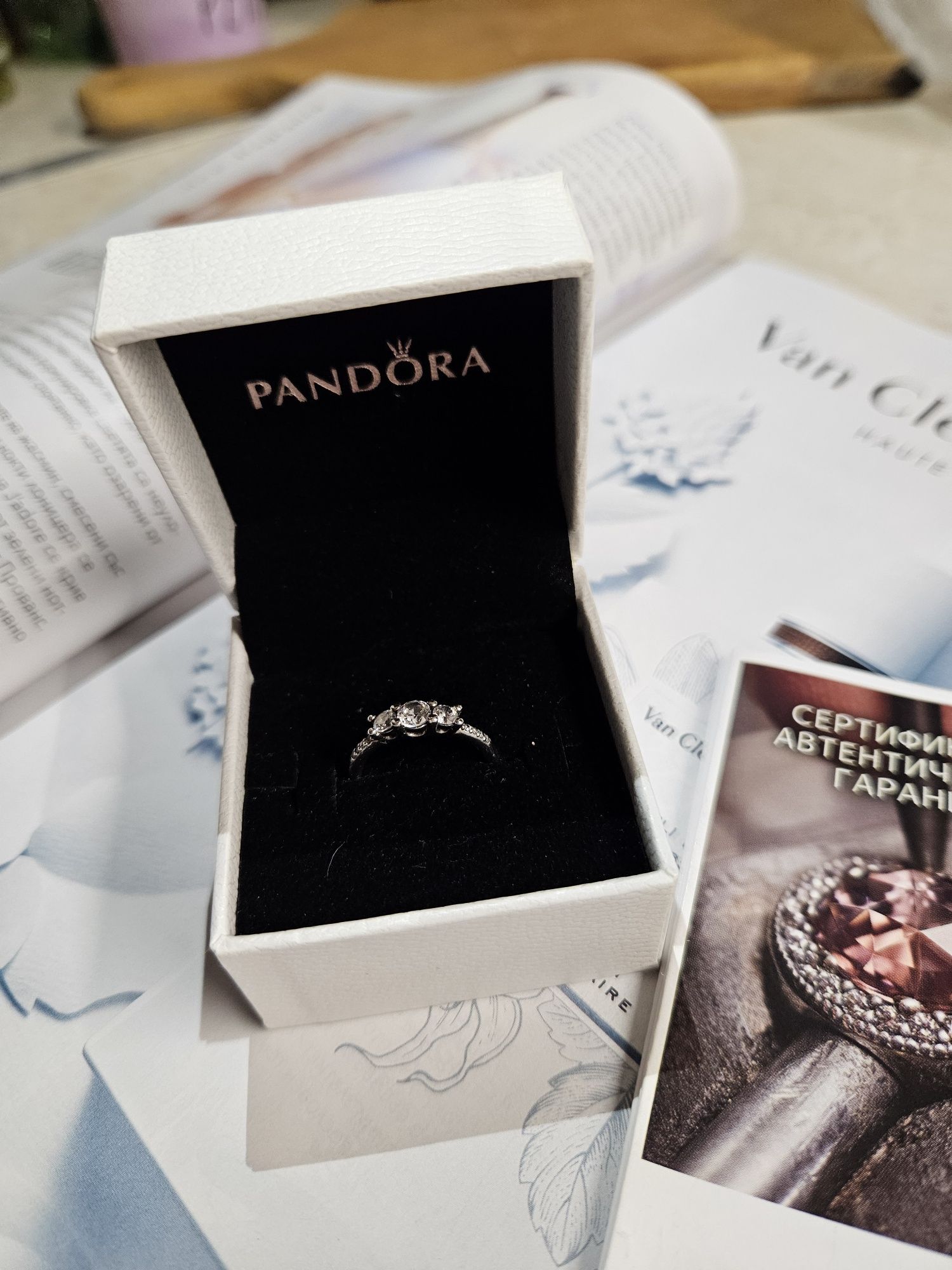 Пръстен Pandora, 50, блясък на принцеса