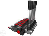 Distribuitor hidraulic monobloc 5 sectiun 40 l/min 1/2"