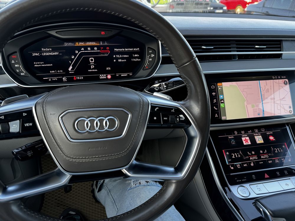 Audi A8 55 TFSI 340 cai 2018 masaj 360 ventilatie matrix B&O 140000
