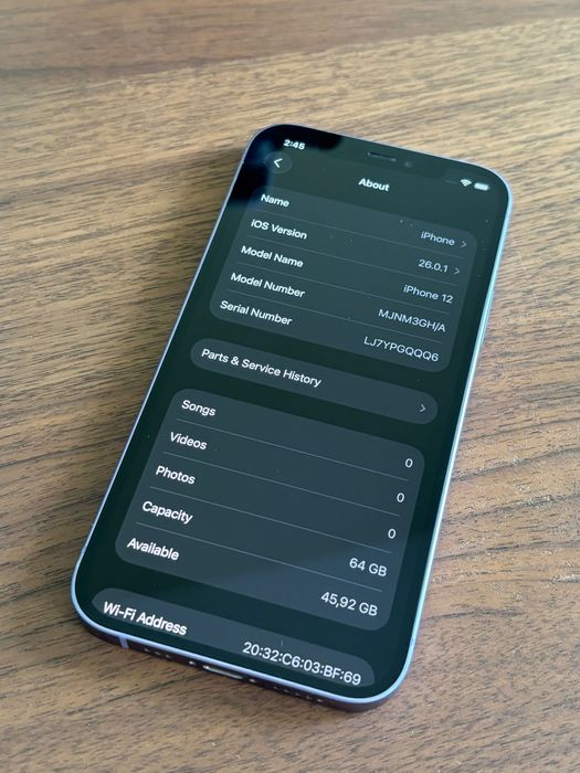 iPhone 12 64GB 100% Батерия