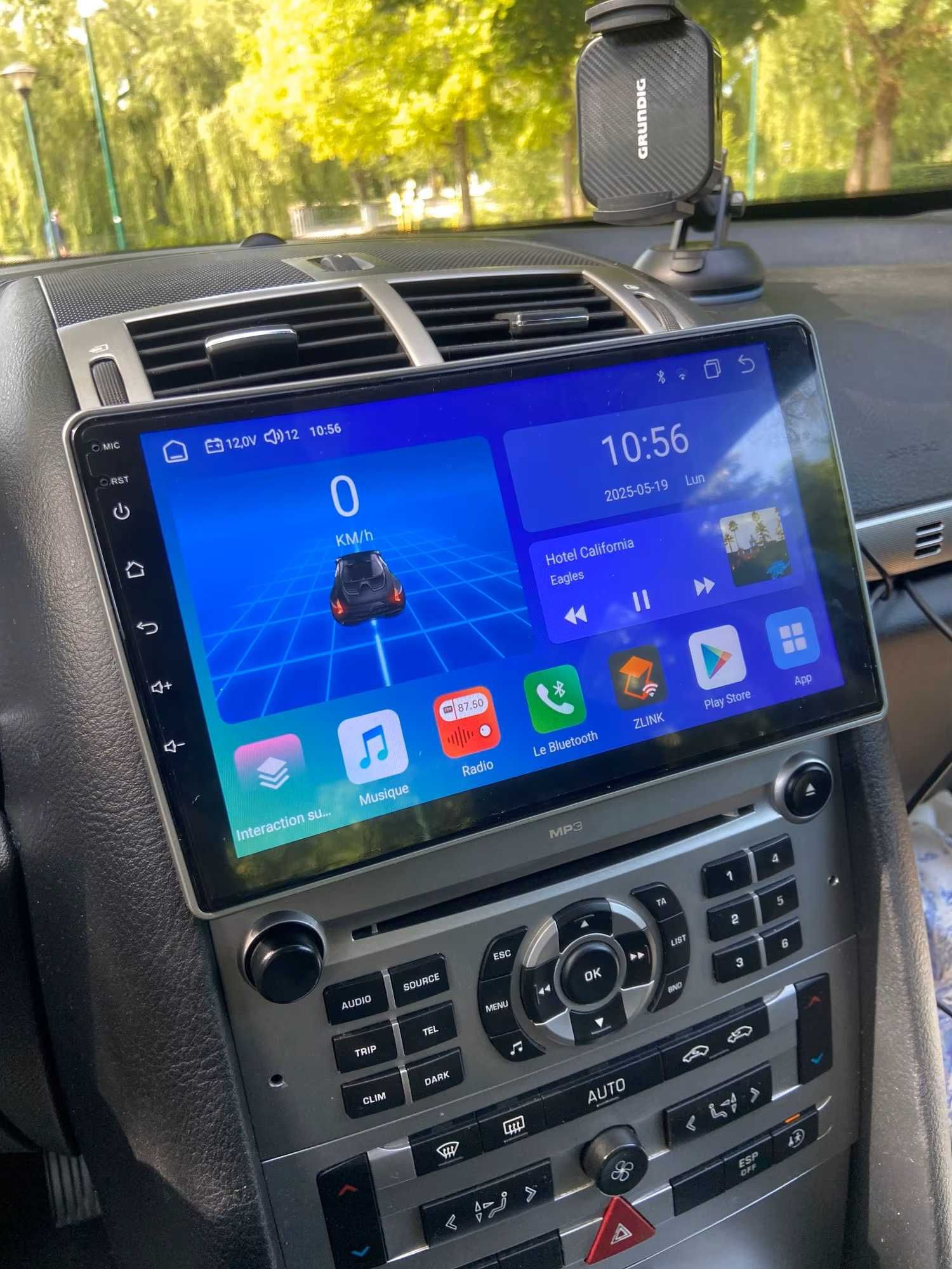 Navigatie cu Android Peugeot 407- Wifi Bluetooth Carplay USB 1-8GB
