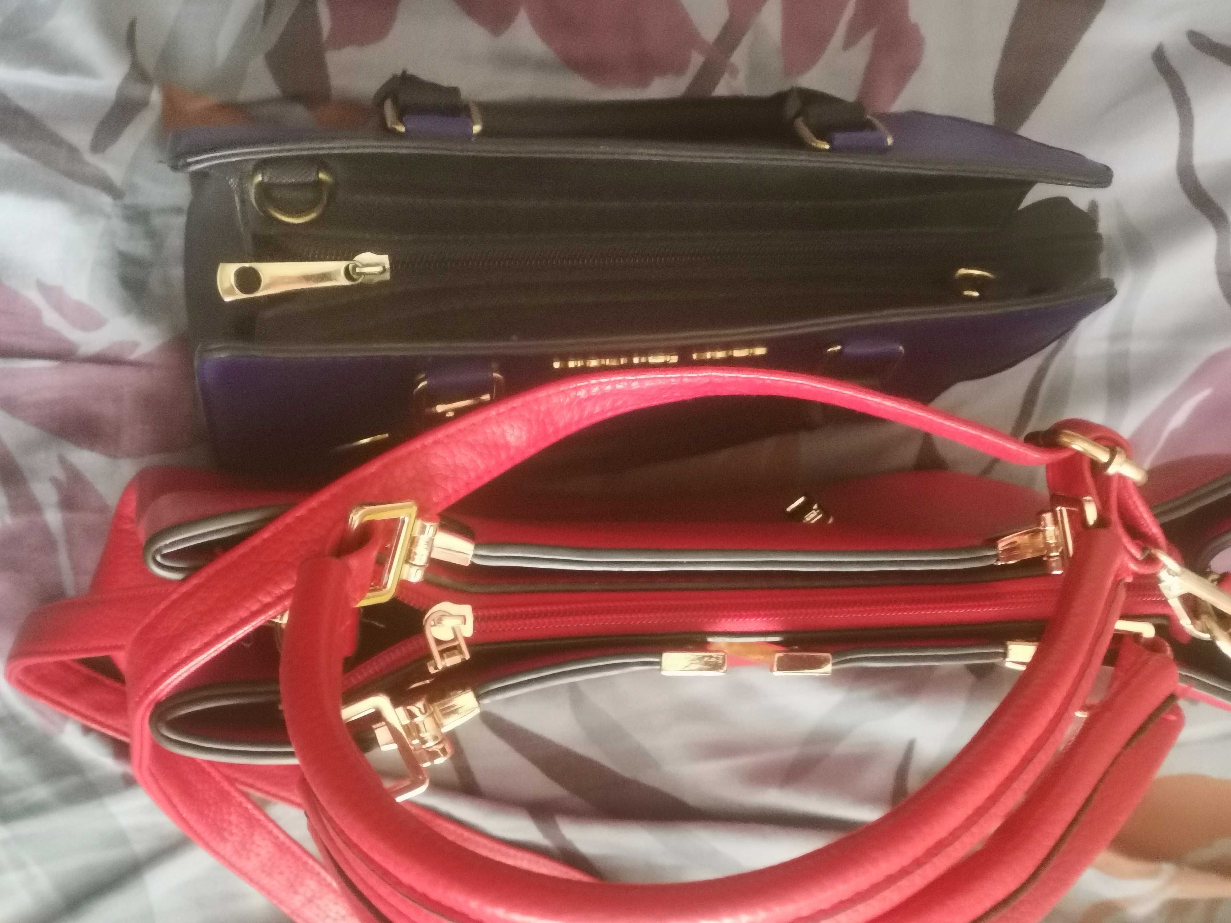 MICHAEL Kors  лилава чанта.