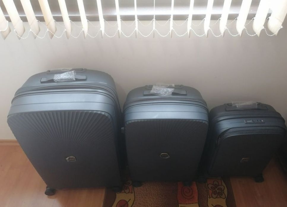 Комплект два броя куфари Grand Ghepard Grafitt Полипропилен.