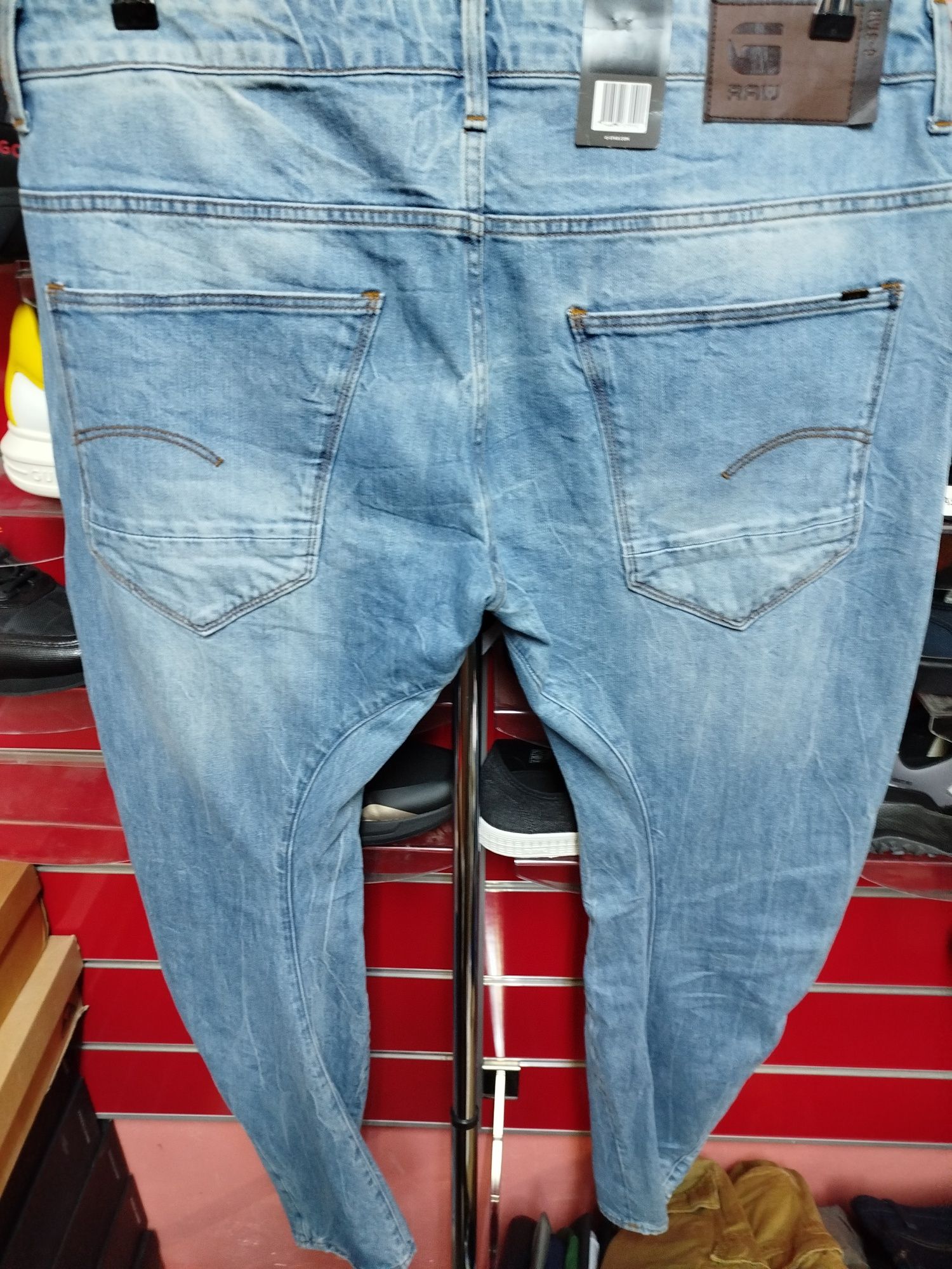 Оригинални дънки G-star Raw Arc 3D Slim W35 , W36 нови мъжки еластични