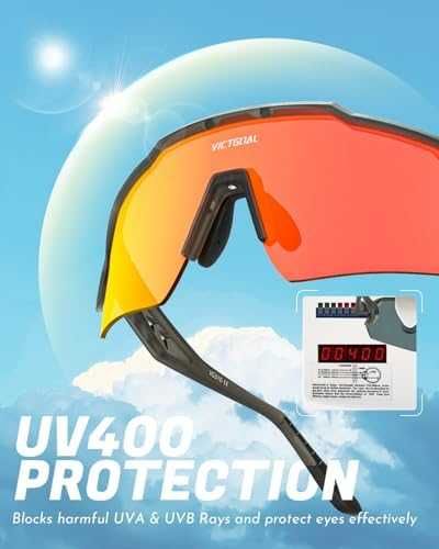 Нови Поляризирани спортни очила UV400 защита за колоездене и бягане