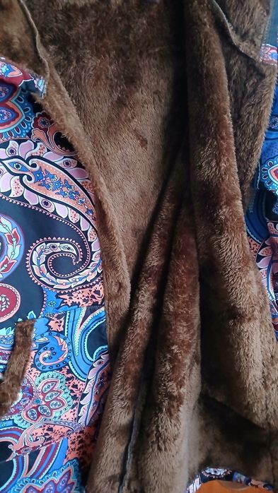 Super Reducere Haina treisferturi  cu blana