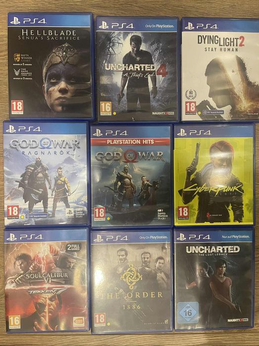 Колекция от PS4 игри – отлично състояние!