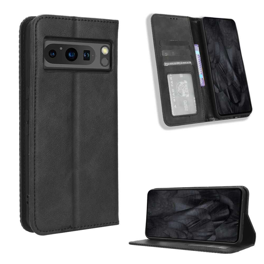 Луксозен кожен калъф тефтер за Google Pixel 4 4a 5 5a 6 6a 7 7a 8 Pro
