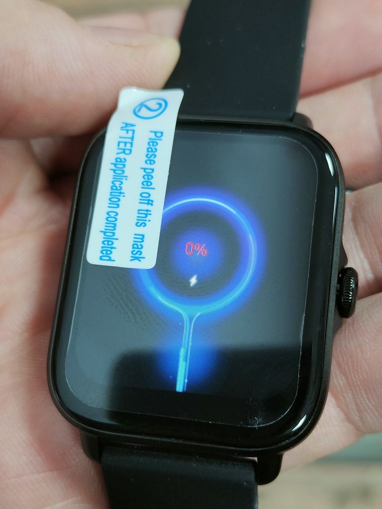 Smartwatch Sigilat Y22 cu apel Bluetooth Negru IP67