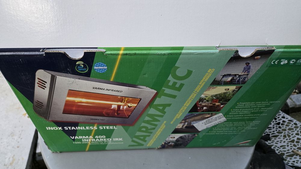 Incalzitor terasa electric infrarosu Varma 1500W foisor, bar, restaura