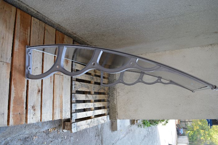 Навес от поликарбонат - козирка, модулен дебелина 6 мм. + UV защита