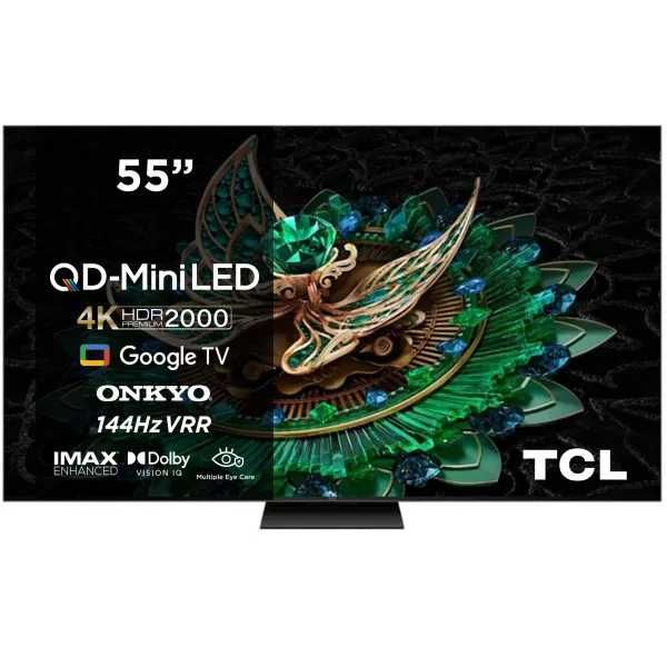 Телевизор TCL 55* QD-Mini LED 144Hz + прошивка в подарок + доставка!