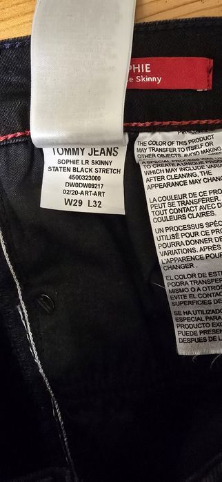Нови. Дамски оригинални дънки.  TOMMY JEANS SOPHIE LR SKINNY